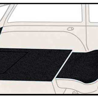 OER® - Black Molded Loop Replacement Cargo Area Carpet