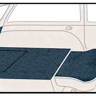 OER® - Medium Blue Molded Loop Replacement Cargo Area Carpet
