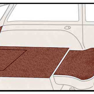 OER® - Dark Copper Molded Loop Replacement Cargo Area Carpet