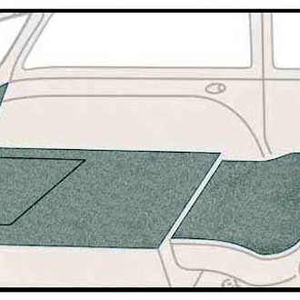 OER® - Light Green Molded Loop Replacement Cargo Area Carpet