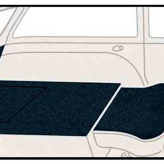 OER® - Dark Blue Molded Loop Replacement Cargo Area Carpet