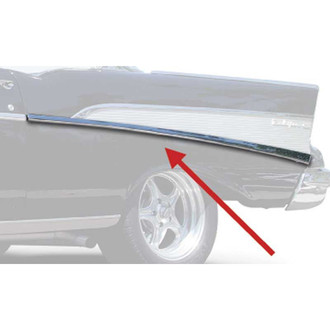 OER® - Rear Lower Driver Side Quarter Panel Molding