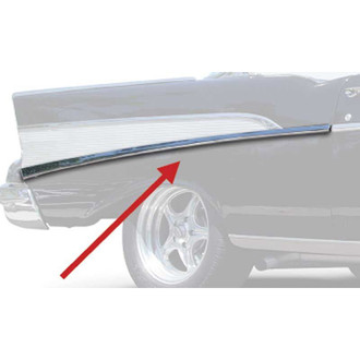 OER® - Rear Lower Passenger Side Quarter Panel Molding