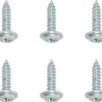 OER® - Upper Driver and Passenger Side Quarter Window Run Channel Screw Set
