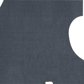 OER® - Gray/White Herringbone Molded Vinyl Replacement Trunk Area Carpet