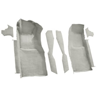 OER® - Oyster/Shale Molded Cut Pile Replacement Front Carpet Kit with Console Strips & Kick Panels