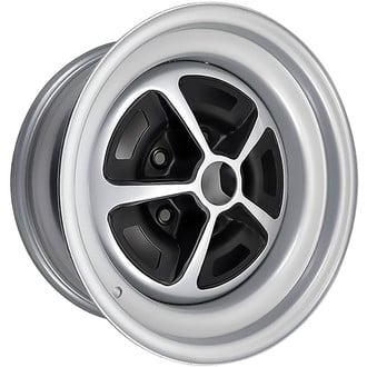 OER® - 5 Spoke SS Silver with Matte Black Accents 15x7 Steel Factory Wheel