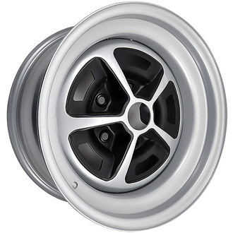 OER® - 5 Spoke SS Silver with Matte Black Accents 15x8 Steel Factory Wheel