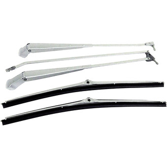 OER® - Driver and Passenger Side Windshield Wiper Arm and Wiper Blade Set