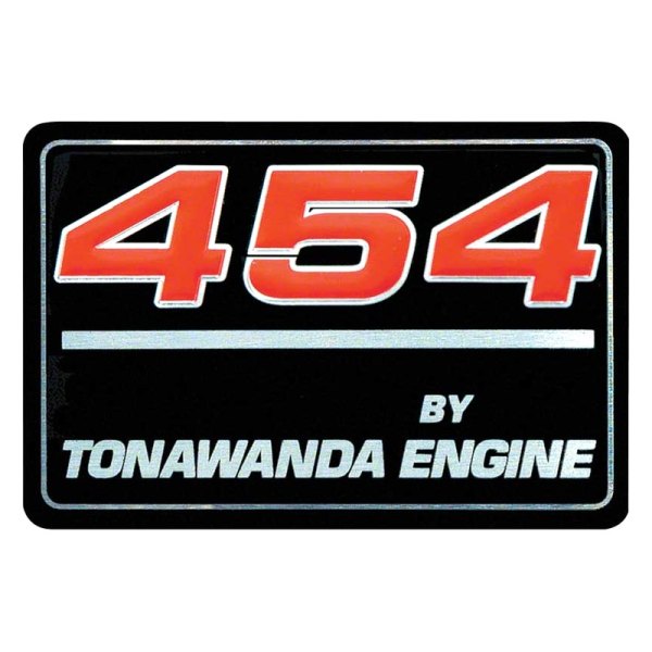 OER® - "454 By Tonawanda Engine" Engine Valve Adjustment Decal