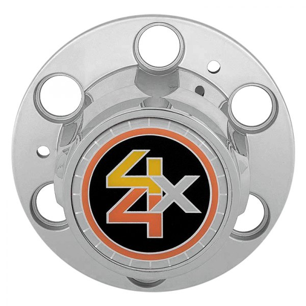 OER® - Chrome Plastic Wheel Center Hub Cap With 4 x 4 Logo