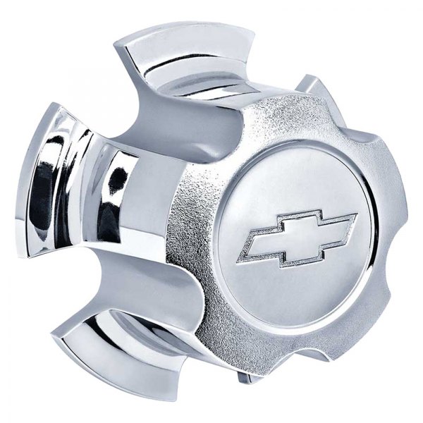 OER® - Chrome Wheel Center Hub Cap With Silver Bow-Tie Logo