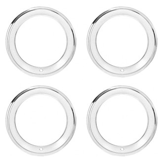 OER® - 15" Silver Wheel Trim Ring Set