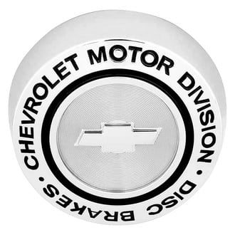 OER® - Chrome Wheel Ornament With "Chevrolet Motor Division"