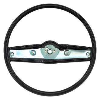 OER® - 2-Spoke Standard Style Steering Wheel with Black Grip