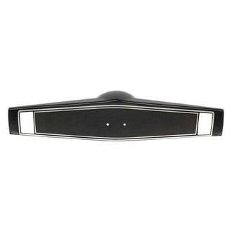 OER® - Black Steering Wheel Shroud with Silver Trim with Silver Trim