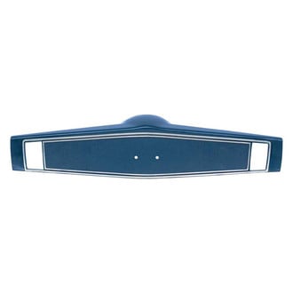 OER® - Dark Blue Steering Wheel Shroud with Silver Trim with Silver Trim