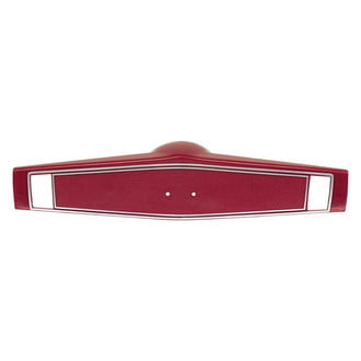 OER® - Red Steering Wheel Shroud with Silver Trim with Silver Trim