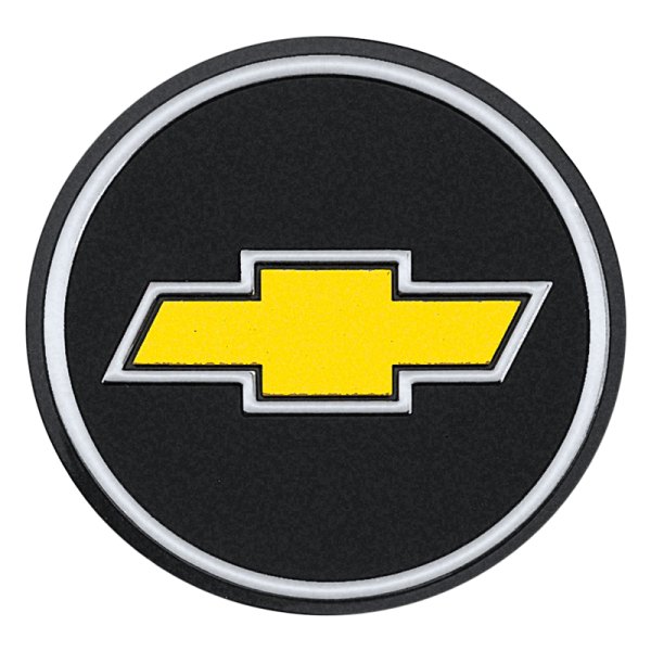 OER® - Black Wheel Center Cap Emblem With Yellow Bow Tie Logo