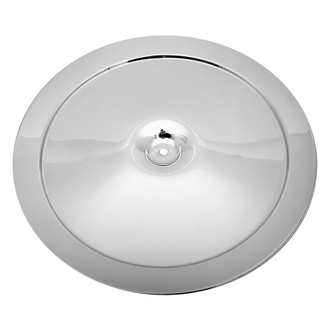 OER® - Chrome Open Element Air Cleaner Lid with Curved Imprint
