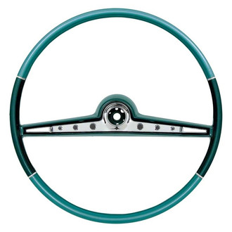 OER® - 2-Spoke Two-Tone Blue Steering Wheel with Horn Ring