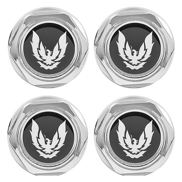 OER® - Chrome Wheel Center Caps With Late Silver Bird Logo
