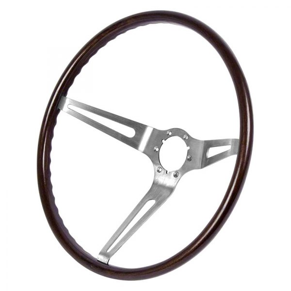 OER® - 3-Spoke Walnut Wood Steering Wheel