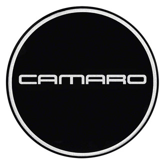 OER® - Black Wheel Center Cap Emblem With Chrome Camaro Logo