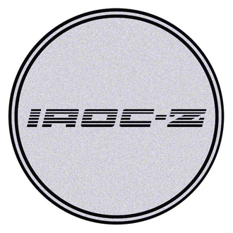 OER® - Silver Wheel Center Cap Emblem With Black IROC-Z Logo
