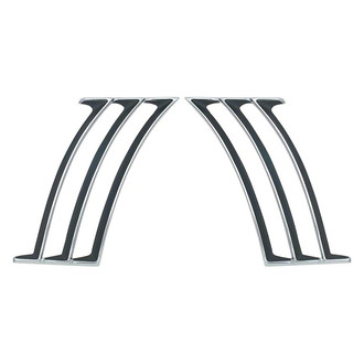 OER® - Rear Driver and Passenger Side Quarter Panel Louvers