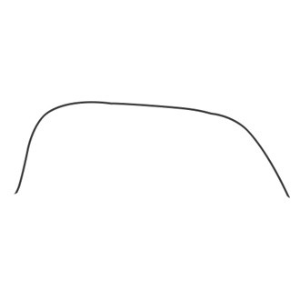 OER® - Front Driver Side Wheel Arch Molding