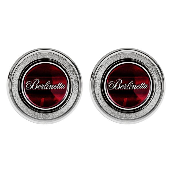 OER® - "Berlinetta" Red Interior Door Panel Emblems