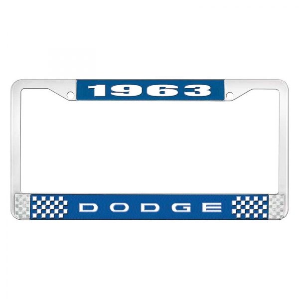 OER® - License Plate Frame with 1963 Dodge Logo