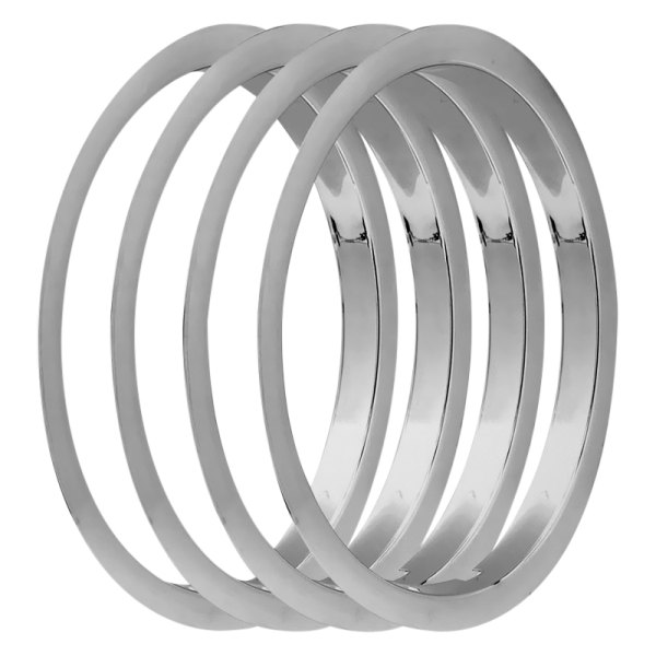 OER® - 15" Silver Wheel Trim Rings