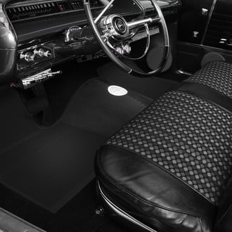 OER® - 1st Row Black Rubber Floor Mat