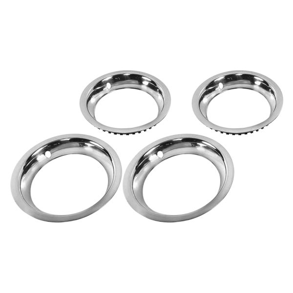 OER® - 14" Silver Wheel Trim Ring Set