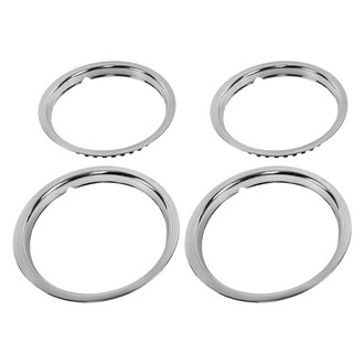 OER® - 15" Silver Wheel Trim Ring Set
