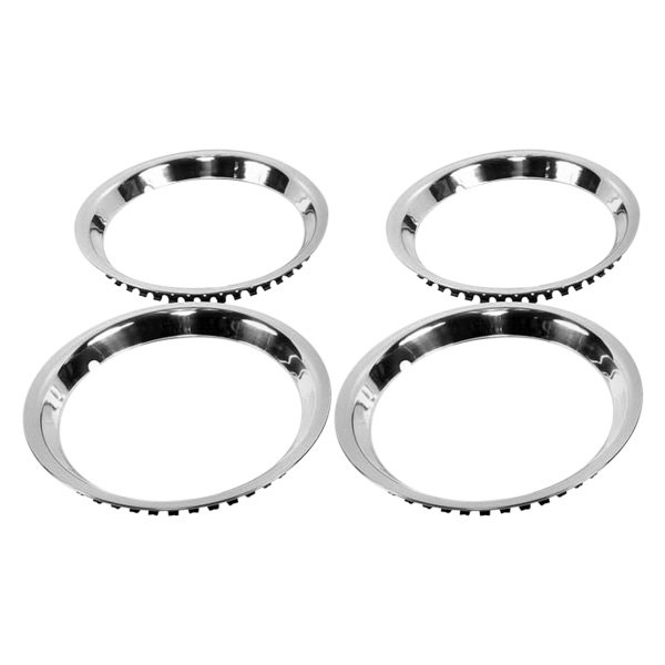 OER® - 16" Silver Wheel Trim Rings