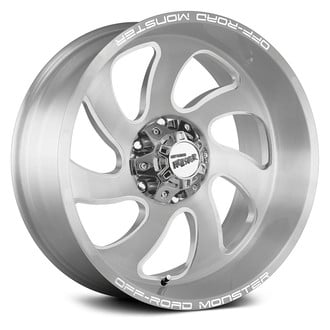 OFF-ROAD MONSTER® - M07 Silver with Brushed Face