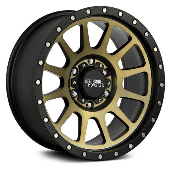 OFF-ROAD MONSTER® - M10 Black with Machined Bronze Face