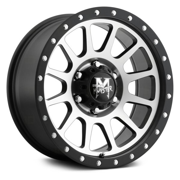 OFF-ROAD MONSTER® - M10 Flat Black with Machined Face