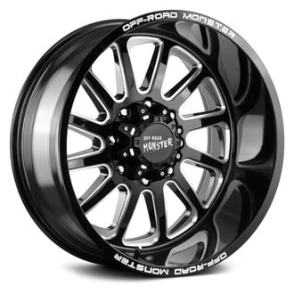 OFF-ROAD MONSTER® - M17 Gloss Black with Milled Accents