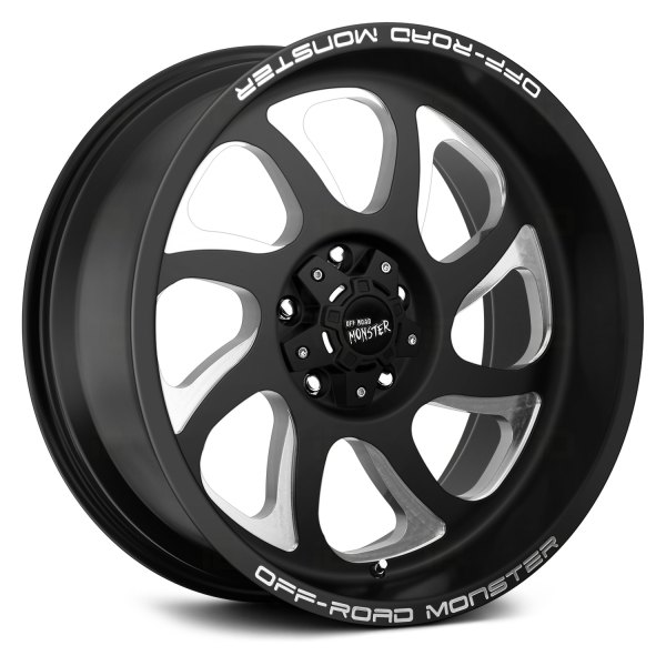 OFF-ROAD MONSTER® - M22 Flat Black with Milled Accents