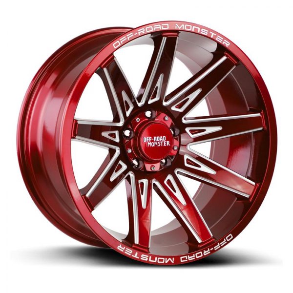 OFF-ROAD MONSTER® - M25 Candy Red with Milled Accents