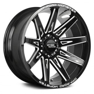 OFF-ROAD MONSTER® - M25 Gloss Black with Milled Accents