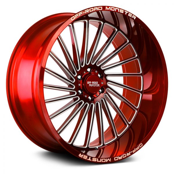 OFF-ROAD MONSTER® - M27 Candy Red with Milled Accents