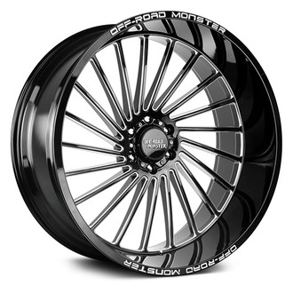 OFF-ROAD MONSTER® - M27 Gloss Black with Milled Accents
