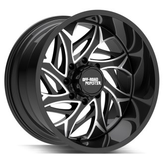 OFF-ROAD MONSTER® - M28 Gloss Black with Milled Accents