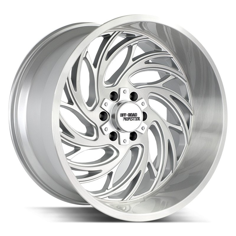 OFF-ROAD MONSTER® M29 Wheels - Silver with Brushed Face Rims