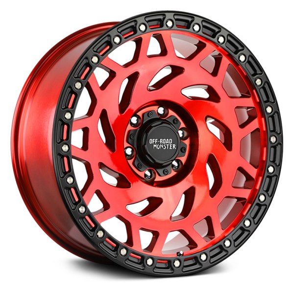 OFF-ROAD MONSTER® - M50 Candy Red with Black Ring